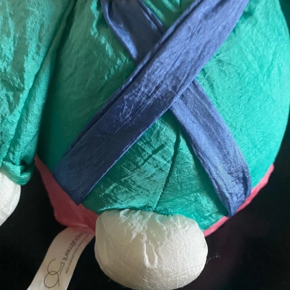 VINTAGE DEPT.56 PUFFALUMP NYLON BOY BUNNY PLUSH EASTER FESTIVE DECOR TOY 11”